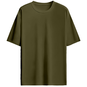 เสื้อยืดคอกลมผู้ชาย แขนสั้น ผ้าเจอร์ซีย์เดี่ยว 220gsm สีพื้น หลายขนาด - Product Image 1