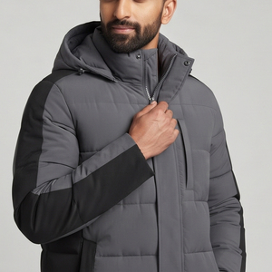 Winter <b>Warm</b> Up Down Long Padded Coat <b>Men</b> Winter Long Outerwear Street Style Long Padded Down <b>Jacket</b> <b>Mens</b> - Product Image 2