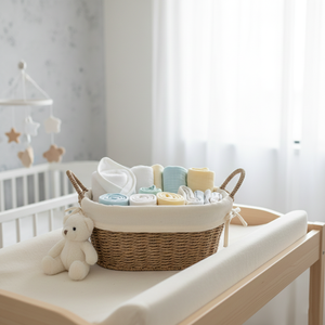 ตะกร้าสานทรงวงรีพร้อมหูจับ – สไตล์นอร์ดิกเรียบง่ายและสง่างาม ตะกร้าทรงวงรีแบบเปิดด้านบนพร้อมหูจับคู่แบบห่วงสูง - Product Image 2