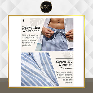 Fournisseur et exportateur de premier plan vendant des pantalons en lin pour hommes de qualité supérieure, légers, en tissu Oxford, à taille élastique, au meilleur prix du marché - Product Image 4