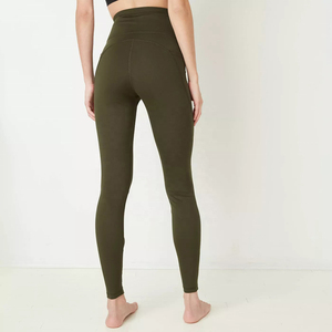 High Quality Breathable Knitted High Waist Yoga Leggings for Women Gym Use - Product Image 4