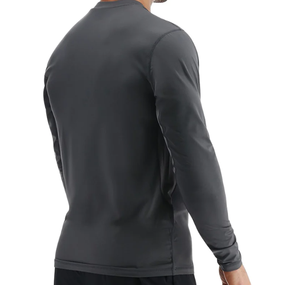 Camiseta de Manga Larga Unisex para MMA con Protección Solar UPF50+, Logotipo Frontal, para Surf y Buceo, Spandex/Poliéster 220g, OEM ODM, Fusión sin Costuras - Product Image 4