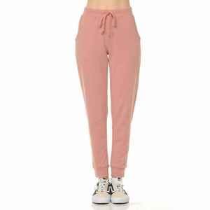Women's Solid Color Fleece Woven Cargo <b>Harem</b> Pants Drawstring Waist Regular Fit Casual Full Length Zipper Fly Workwear Multiple - Product Image 4