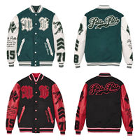 Vente en gros DISCOVER IMPEX Veste bomber varsity en chenille premium unisexe pour l'hiver, col montant, logo brodé personnalisé, matelassée