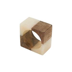 Premium Quality Classic Wood & Resin Napkin Rings <b>Tissue</b> Holder Tableware Decor Accessories for <b>Weddings</b> Parties Available Sale - Product Image 4