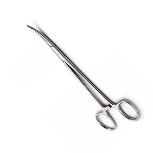 Pinzas Hemostáticas Curvas para Arterias, con Punta Serrada y Bloqueo, Alicates Dentales, Instrumento Quirúrgico para Clínicas Médicas - Product Image 1