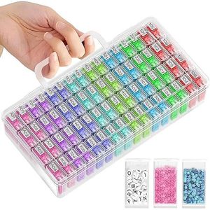 Contenitori Portatili da 64 Scomparti per Kit Diamond Art per Adulti, Organizzatore per Gioielli - Product Image 1