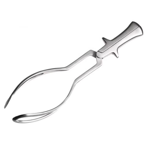 Pinzas Obstétricas Simpson Premium de Acero Inoxidable con Curva Cefálica para Parto, Instrumentos Quirúrgicos Obstétricos con Certificación CE ISO - Product Image 3