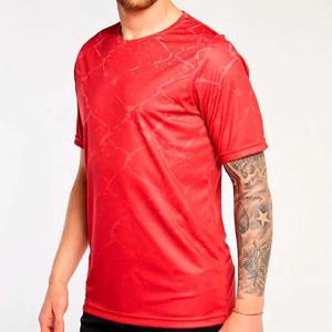 T-shirt de sport décontracté pour homme, séchage rapide, coupe ajustée, respirant, polyester et élasthanne, manches courtes, pour la gym, ARGENT - Product Image 4