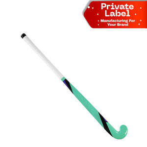 Bâton de hockey sur gazon à marque privée, fabricant de logo personnalisé, équipement de match, conception personnalisée OEM, bâton de hockey de haute qualité en carbone composite - Product Image 1