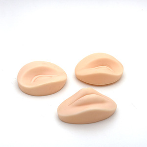 Replaceable 3D <b>Silicone</b> Lip Practice Skin Professional PMU Tattoo Eye Eyebrow Training <b>Tool</b> - Product Image 1