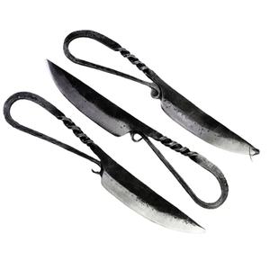 High Quality Hand Forged High Carbon Steel Antique Style Medieval Knife Full Tang Medieval Utility Knife With Leather Cover - Product Image 1