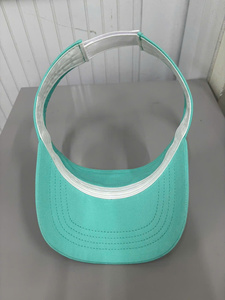 หมวกกอล์ฟตาข่ายสีขาว/เขียวอมฟ้า ปักลายด้านหน้า สำหรับทุกเพศ เหมาะสำหรับกิจกรรมกลางแจ้ง ฤดูใบไม้ผลิ ฤดูร้อน สวมใส่สบาย ระบายอากาศได้ดี แบบ 6 แผง - Product Image 5