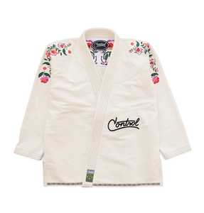 Kimono de Jiu-Jitsu Brasileño Verde de CTRL Industries, Uniforme con Logotipo Bordado, Bandera de Hawái, Unisex para Adultos, 100% Algodón - Product Image 5