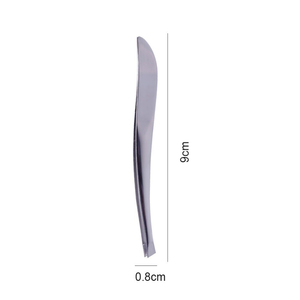 Pince à épiler professionnelle en acier inoxydable pour sourcils, 1 pièce, argentée, outils de beauté et de maquillage pour femmes - Product Image 4