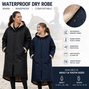 Manteau d'hiver imperméable sans couture en polaire sherpa et simili cuir pour homme, idéal pour l'équitation en extérieur, long et chaud - Product Image 5