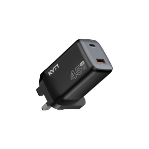 Chargeur rapide KYT 45W double et triple port avec corps minuscule et charge rapide pour iPhone/Samsung avec technologie Smart IC et GaN - Product Image 2