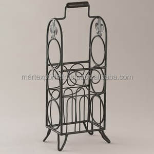 Chariot de bar en métal massif pur fait à la main Design créatif bois d'acier de qualité chère pour servir à manger maison hôtel utiliser cuisine salle - Product Image 1