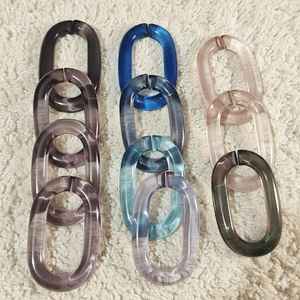 Cadena para Gafas de Moda con Colgante de Resina Acrílica Larga, Estilo Hip Hop, Color Macaron, Accesorios de Cadena Cubana para Mujer - Product Image 2