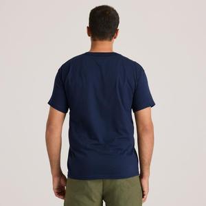 Camiseta Deportiva Azul Marino para Hombre, Transpirable, Ligera, para Fitness, Ejercicio y Actividades Deportivas - Product Image 3