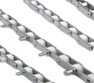 Bán Hot thép không gỉ chains với nylon con lăn cho 1.8L Z Loại xô thang máy băng tải - Product Image 1