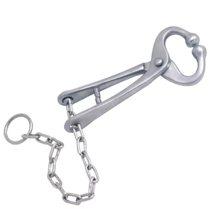 Pinces chirurgicales vétérinaires réutilisables en acier inoxydable, outil de chirurgie animale - Product Image 3