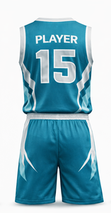 Ensemble de shorts de basket-ball personnalisés, imprimés par transfert thermique, nom et numéro de l'équipe, uniforme sportif personnalisé 100% coton pour hommes - Product Image 2
