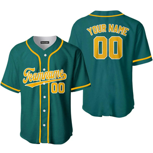 Custom <b>Green</b> Black Baseball Jersey Unisex Adult Short Sleeve Moisture Wicking Team Name Print Screen Printing Regular Fit - Product Image 6