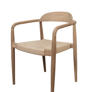 Silla de Comedor para Exteriores Kuba Premium, Diseño Moderno, Resistente al Agua, Cómoda, de Madera de Teca Indonesia para Muebles de Patio - Product Image 6