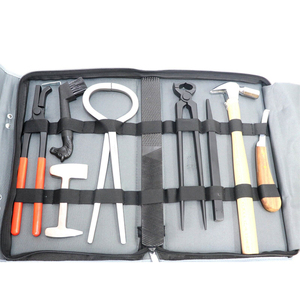 Kit d'outils de fermeur professionnel de haute qualité, ensemble de coupe de sabots pour chevaux, instruments vétérinaires, équipement durable pour l'entretien des sabots - Product Image 1