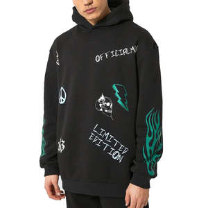 ชุดวอร์มผู้ชายแบบ 2-in-1 ลายพิมพ์สปริง ราคาโรงงาน เสื้อแจ็คเก็ตและกางเกงขายาว ผ้าฝ้าย 100% สตรีทแวร์ รับผลิตตามแบบ OEM ขายส่ง - Product Image 5