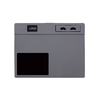CARDSILK usine OEM poste de travail numérique bundle souris de charge sans fil avec tapis de souris, support de téléphone bloc-notes numérique