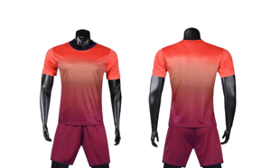 Tenue d'entraînement de football en tissu confortable, maillot à manches courtes et short pour hommes, idéal pour l'entraînement - Product Image 2