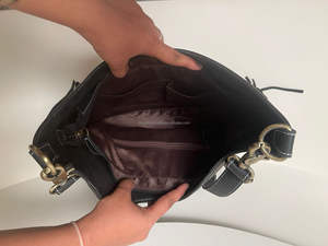 Nueva manta de sillín azteca de cuero hecho a mano, bolso cruzado con flecos, bolso de cuero genuino de alta calidad con estilo occidental para mujer - Product Image 6