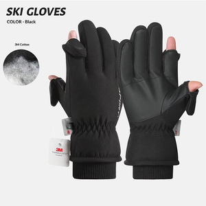 Fashion Insulated Winter <b>Gloves</b> for Men Waterproof Ski & Snowboarding Motorcycle <b>Gloves</b> Warm Fleece Lining for Sports <b>Gloves</b> - Product Image 3