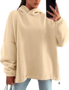 Conjunto de Sudadera Corta para Mujer al por Mayor, Sudadera con Capucha Oversize con Logo Personalizado, Sudaderas de Algodón, Chándal de Dos Piezas - Product Image 4