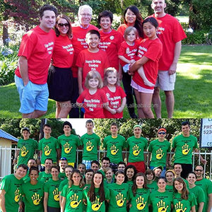 Venta al por mayor personalizado impreso logotipo bordado anillo hilado algodón camiseta hombres - Product Image 3