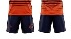 Uniforme de Fútbol para Hombre en Stock, 100% Poliéster, Transpirable, Ecológico, con Logotipo Personalizado, Calidad Premium, Venta al Por Mayor - Product Image 3