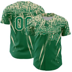 Maillot de baseball personnalisé, antibactérien, séchage rapide, manches courtes, unisexe, vêtements de sport pour adultes, coton biologique, logo sur le devant - Product Image 3