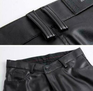 Pantalon en cuir véritable de haute qualité, pantalon de moto en cuir de vache véritable, pantalon de mode pour homme sur mesure, vente en gros Saleh Enterprises - Product Image 4