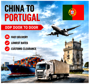 Agente de envíos de China a Portugal |   Transporte Marítimo |   Transporte Aéreo |   Entrega DDP Puerta a Puerta |   Agente de Carga |   Despacho de Aduanas - Product Image 1
