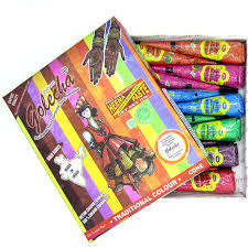 Pasta de Henna Instantánea de Color, Multicolor, Aroma Herbal, Grado Premium, Sin Amoníaco, Paquete de 12 Conos / 10 Tubos para Bodas y Eventos Sociales - Product Image 5