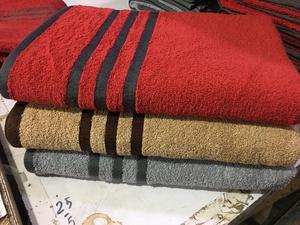 <b>Striped</b> Cotton <b>Bath</b> <b>Towel</b> Rectangular Pla in Dyed Skin-Friendly Home Use - Product Image 4