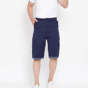 Men's Premium Quality 100% Cotton Breathable Eco-Friendly Multi-Pocket Casual Summer Cargo Shorts - Product Image 2
