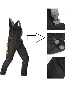 100% Polyester Material Made Custom Size <b>Dungaree</b> <b>For</b> <b>Men</b> Workwear Breathable <b>Dungaree</b> <b>For</b> <b>Men</b> - Product Image 4