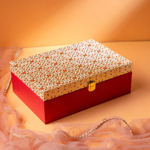 Luxury crafts Geometric Pattern Metal <b>Box</b> with Tassel Lid Handmade Rectangle Shape Party Decor Diwali Gifted <b>Hamper</b> <b>Box</b> - Product Image 6