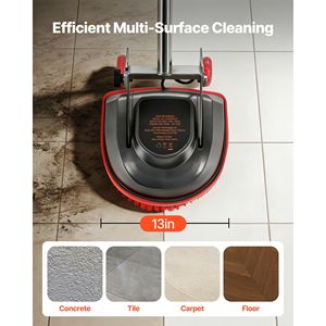 Máquina Fregadora de Pisos Comercial de Uso Pesado - Pulidora y Abrillantadora de Pisos Eléctrica de 2 Ruedas y Pulidora de Alfombras Max 19 - Product Image 3