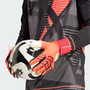Gants de gardien de but de football professionnels de haute qualité, taille unisexe 7, en PU, respirants, antidérapants, fermeture à boucle complète sur la paume, personnalisables - Product Image 5