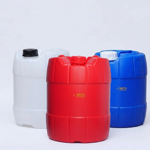 Seau en plastique HDPE personnalisable de 18 L à grande ouverture, baril et bidons vides pour peinture, mastic et produits chimiques - Product Image 1