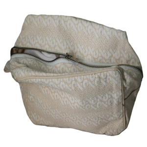 Sac à maquillage en toile de coton écologique de luxe, petit format, logo personnalisé imprimé, fermeture éclair, trousse de toilette de voyage, pochette à crayons, cadeau recyclé - Product Image 6